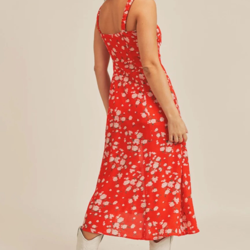 Poppy Floral Midi Dress by Sage - Picture 3 of 9